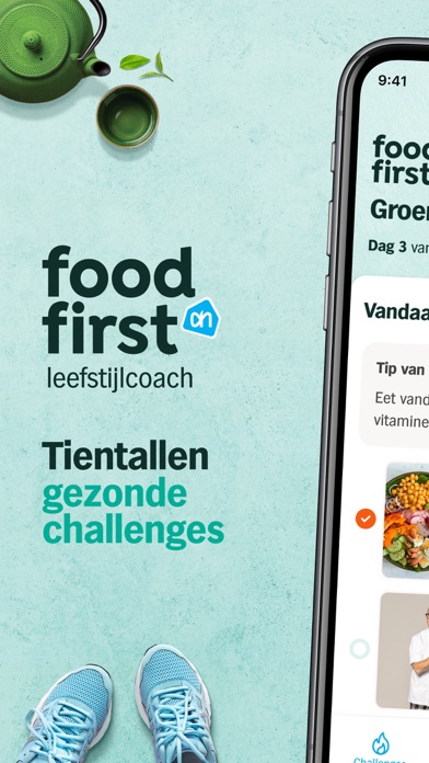 FoodFirst Leefstijlcoach App iPhone app afbeelding 1