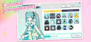 Captura de Pantalla 2 HATSUNE MIKU: COLORFUL STAGE! iphone