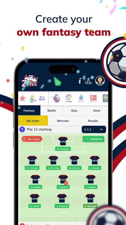 FanZone App for Football Fans