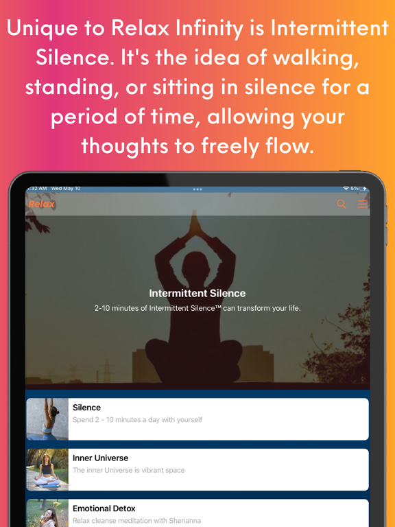 Relax Infinity: Meditate,Sleep screenshot 4
