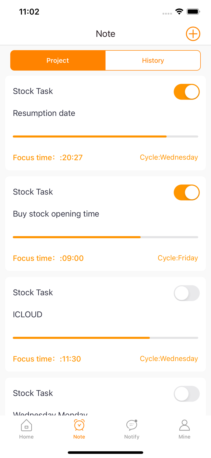 Stock desk-Stock remind tool