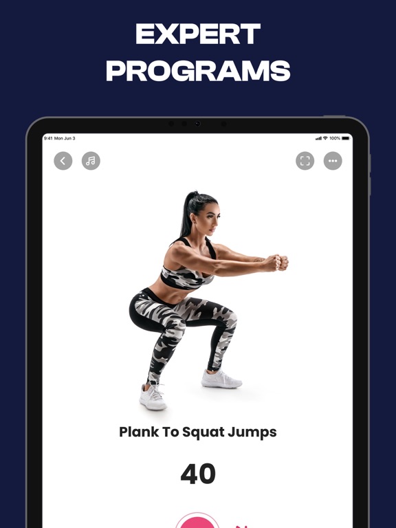 Workout for Women: Fitness App iPad app afbeelding 7