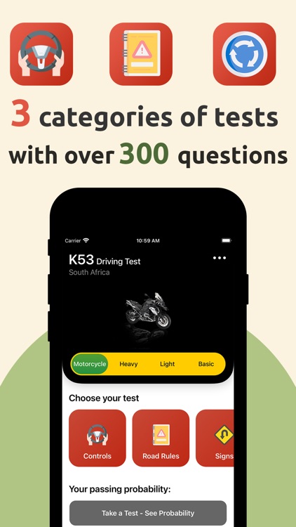 K53 South Africa Driving Test