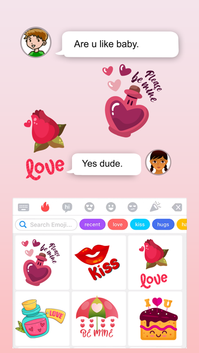 Animated Love Stickers! screenshot 4