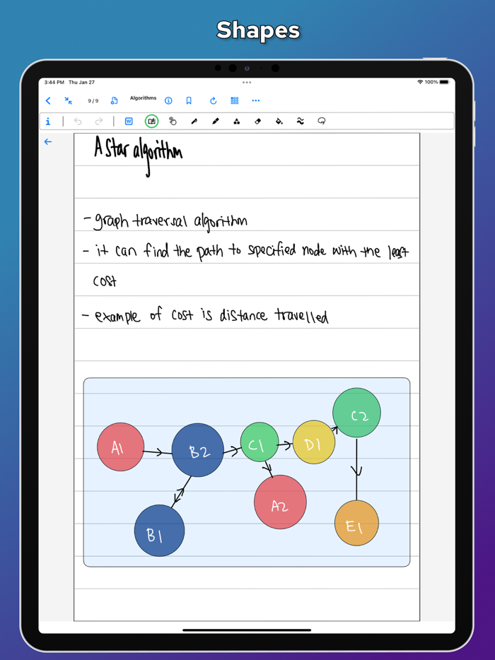 Widget Notebook - Digital Ink