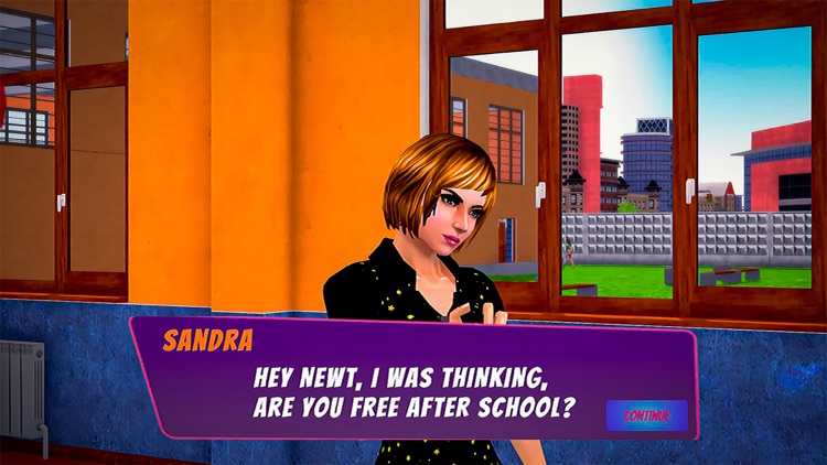Anime School Girl Sim 3d screenshot-3
