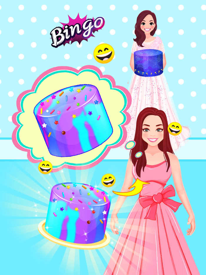 Galaxy Princess Mirror Cake