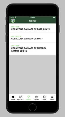 Game screenshot Liga Zona da Mata de Futebol apk