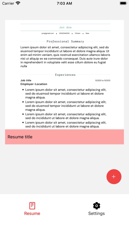 Resume builder screenshot-3