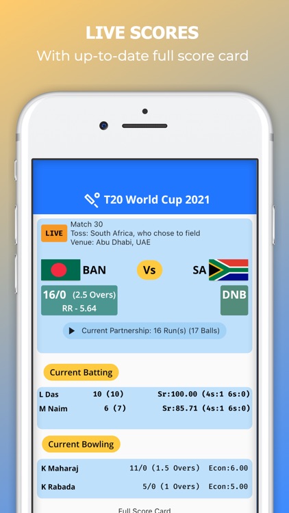 T20 WC Companion App