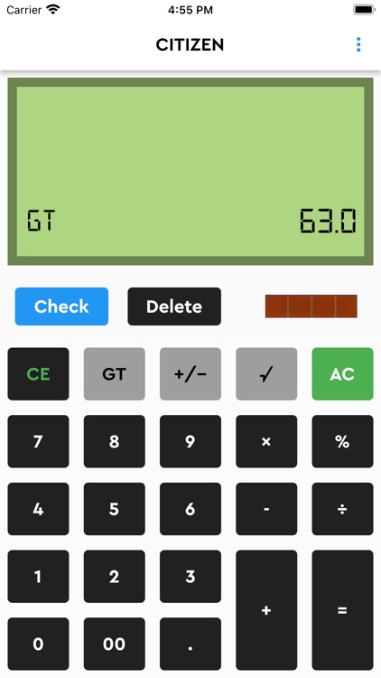 Citizen Basic Calculator screenshot-4