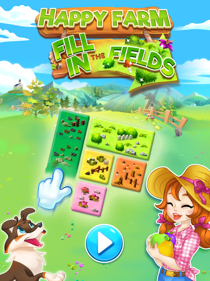 Happy Farm fill in the fields