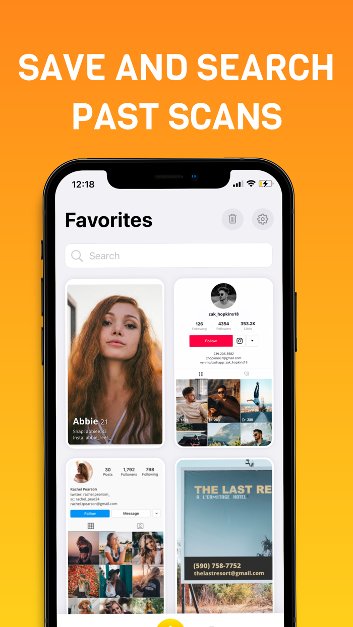 LiveLink - Screenshot Scanner