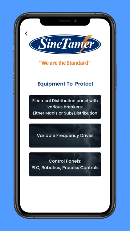 SineTamer Product Selector