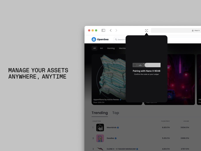 Ledger Extension browse Web3