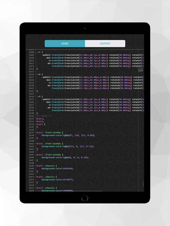 HTML editor - touch and code screenshot 4