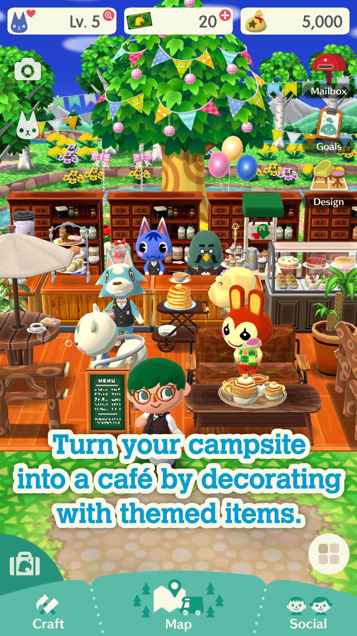 Screenshot do app Animal Crossing: Pocket Camp