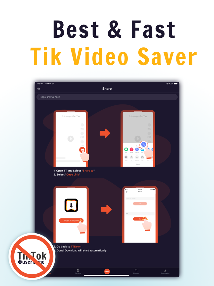 TikDown Tick Tock Video Saver