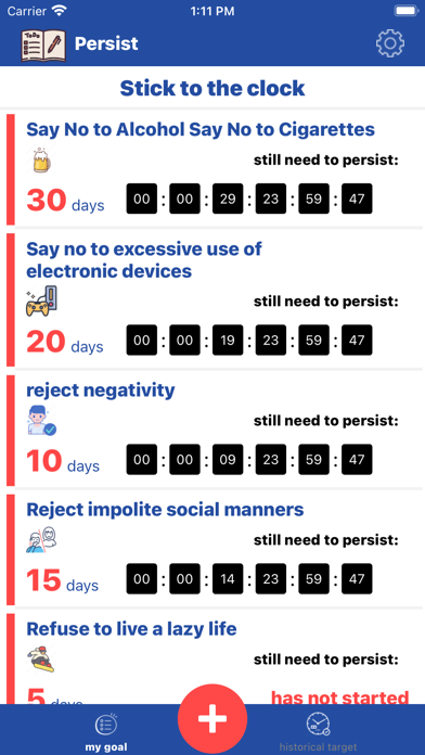 Screenshot #1 pour one year365dayTimeTracker