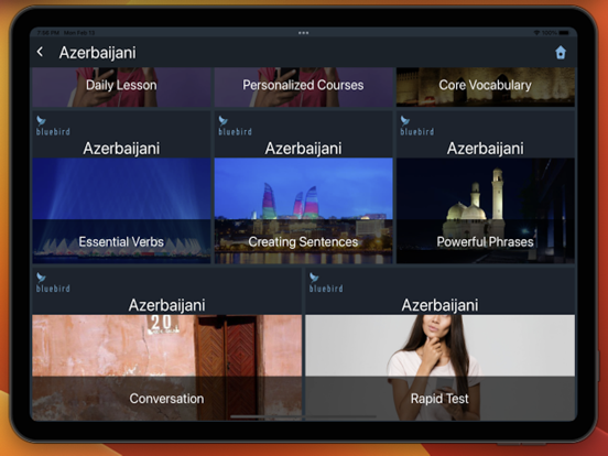 Bluebird: Learn Azerbaijani screenshot 14