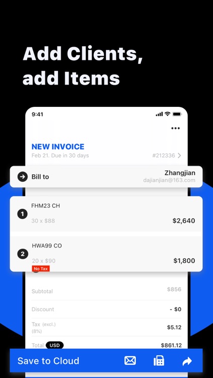 Estimate Maker - Invoice Clip