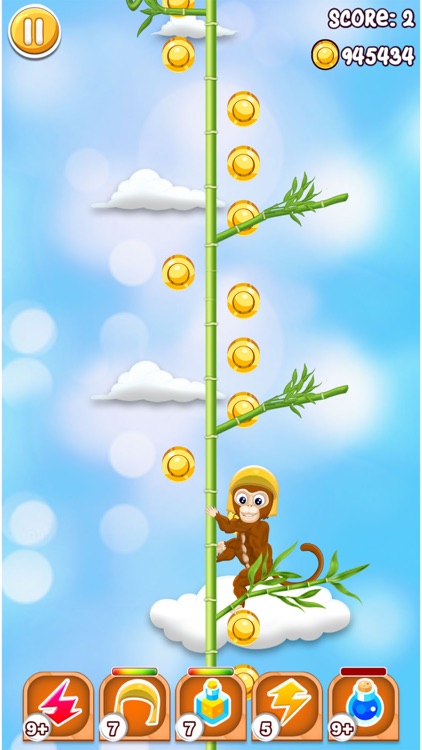 Bamboo Climbing Monkey Racing screenshot-4