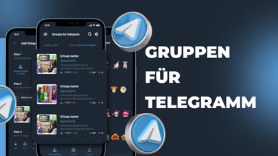 Groups for Telegram - AppScreenshot von 3