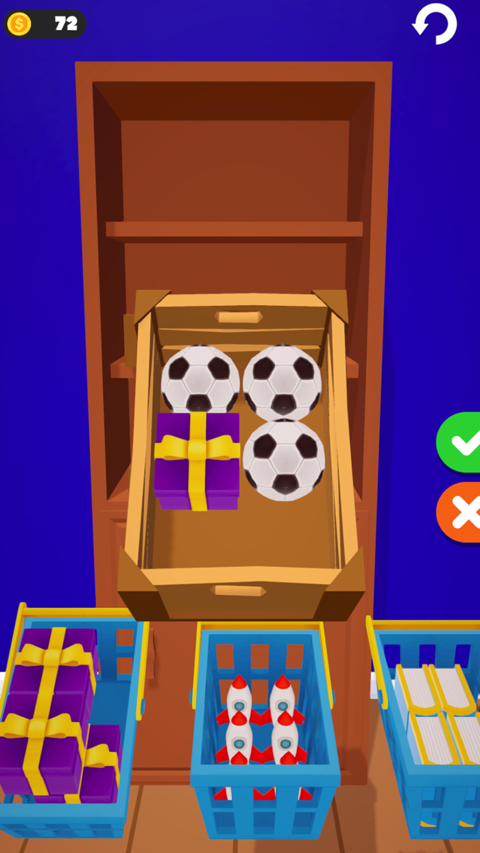 Fill The Shelf Organizing Game