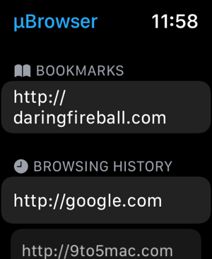 ‎µBrowser Screenshot