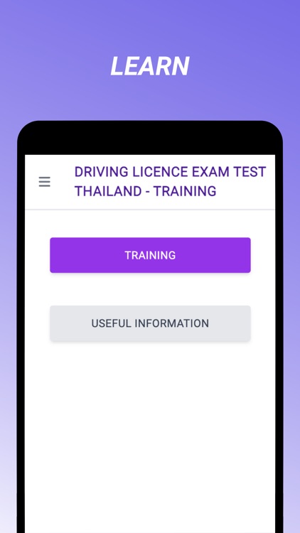 Driving Licence Exam Test Thai