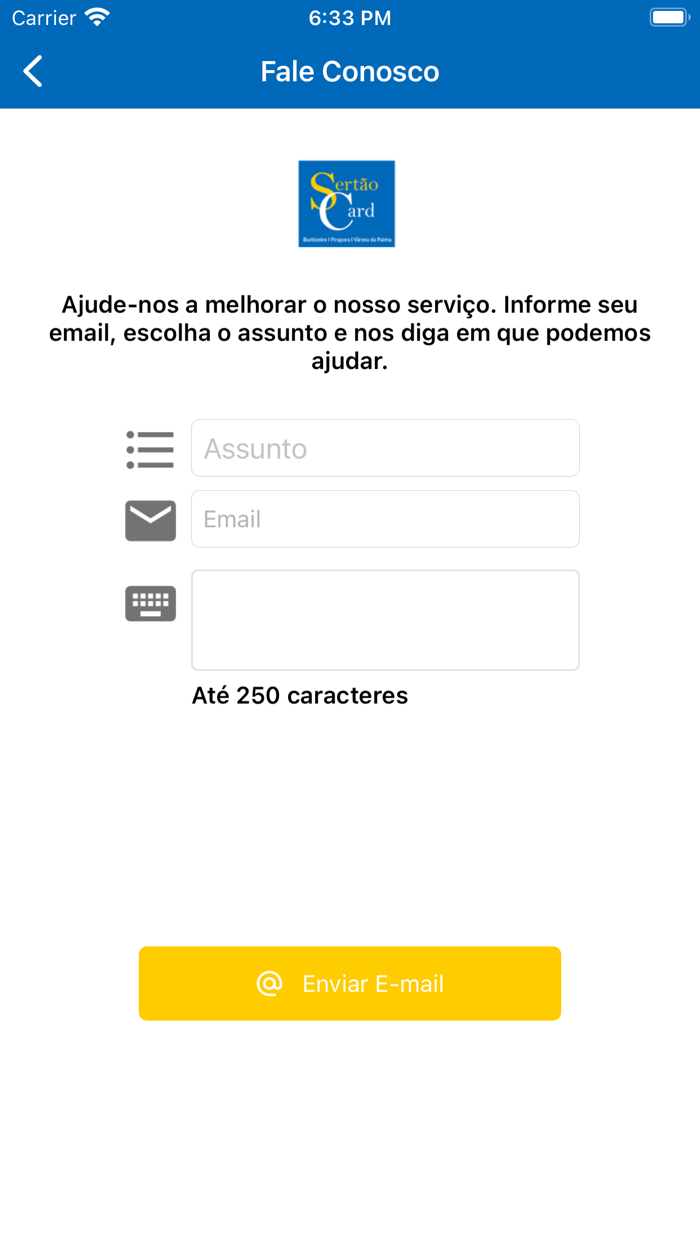 Cartão Sertão Card