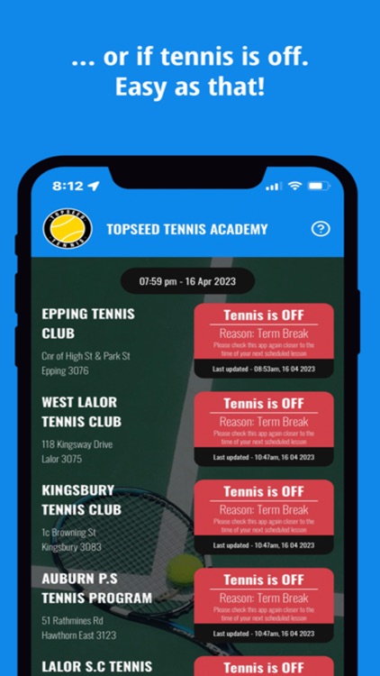 Topseed Tennis