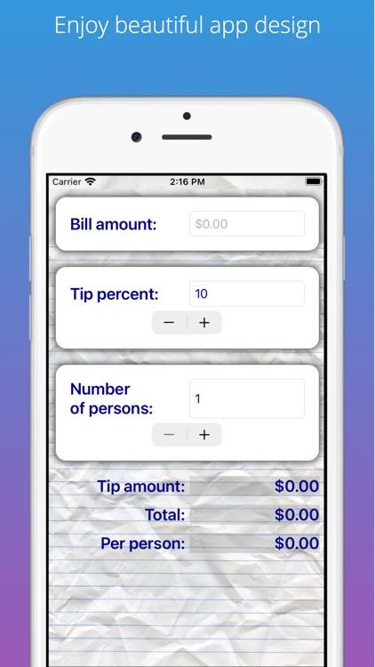 Splity - Tip Calculator