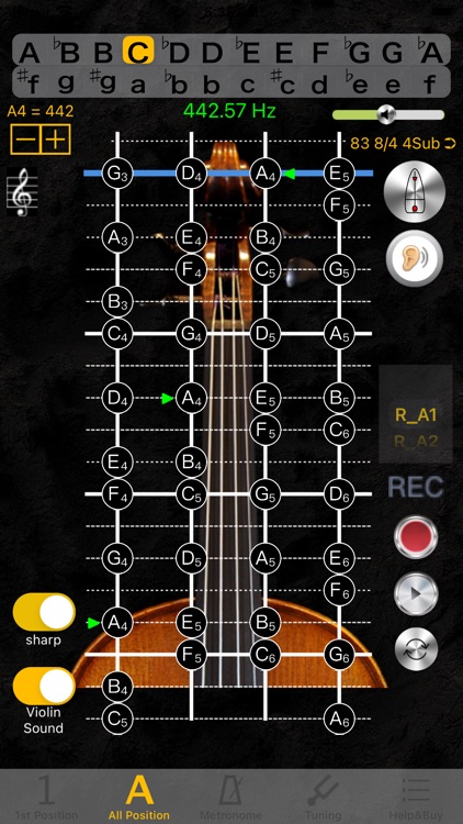 Violin Tuner - Pitch