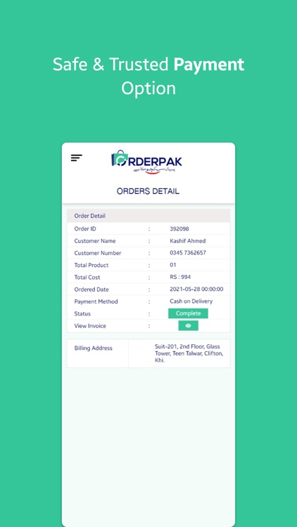 Orderpak Vendor