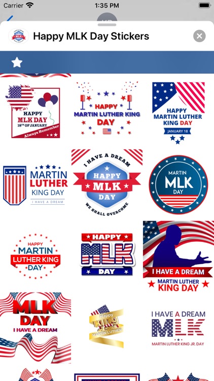Happy MLK Day Stickers screenshot-4