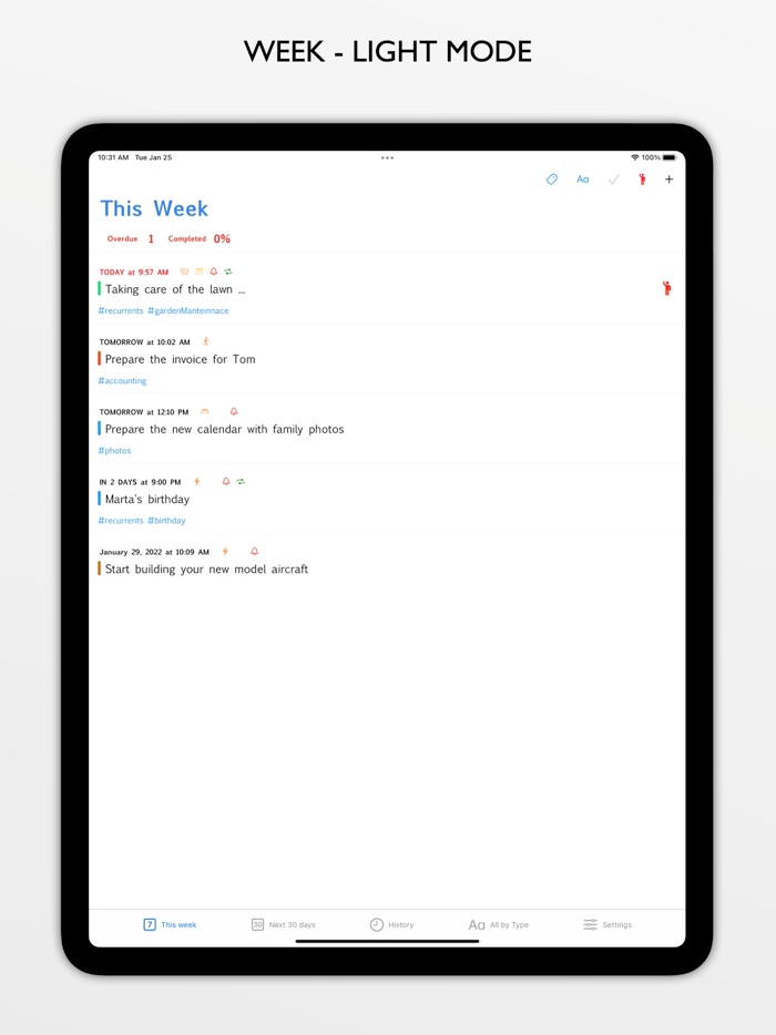 10080 Essential to-do manager