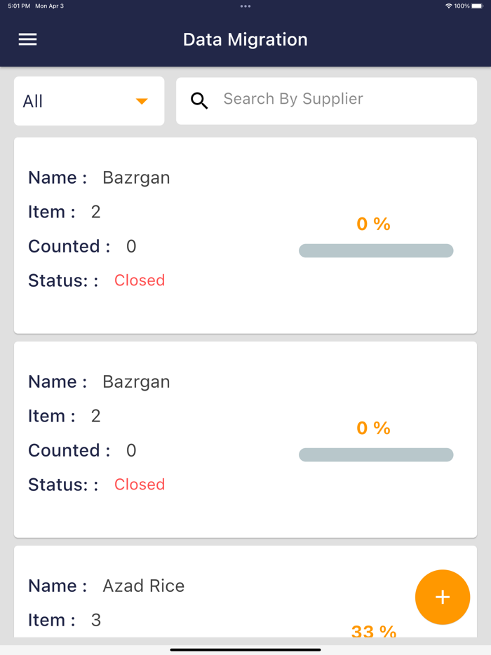 Bazrgan Data Migration