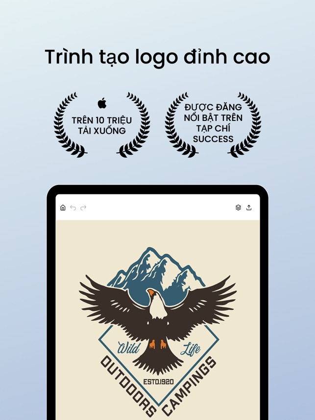 Trình tạo Logo InstaLogo. trên App Store