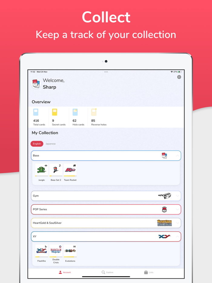 TCG Companion Card Tracker