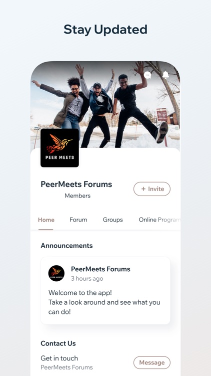 PeerMeets Forums