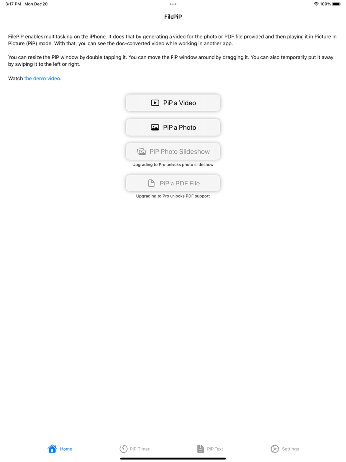 FilePiP PDF, Timer, Photos …