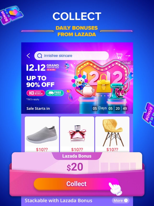 How to use lazada bonus