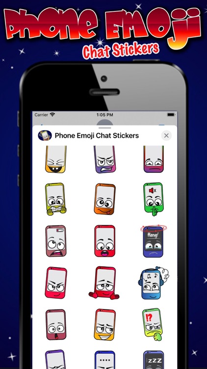Phone Emoji Chat Stickers