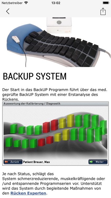 BackUP! Rückenprogramm