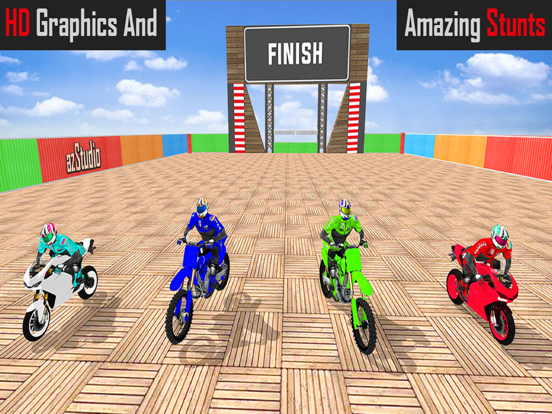 Bike Stunt Tricks Master 3D screenshot 4