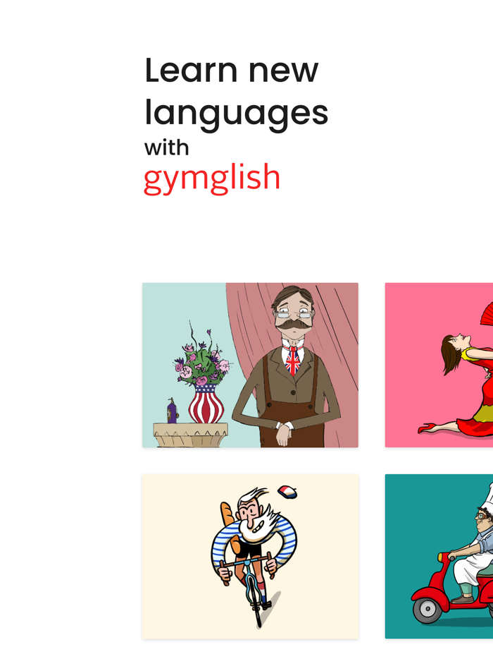 Language lessons - Gymglish