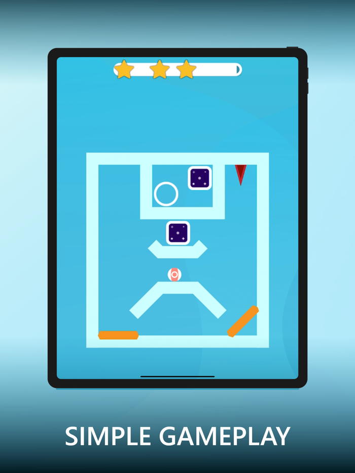 Gravity ball - Fall in a hole