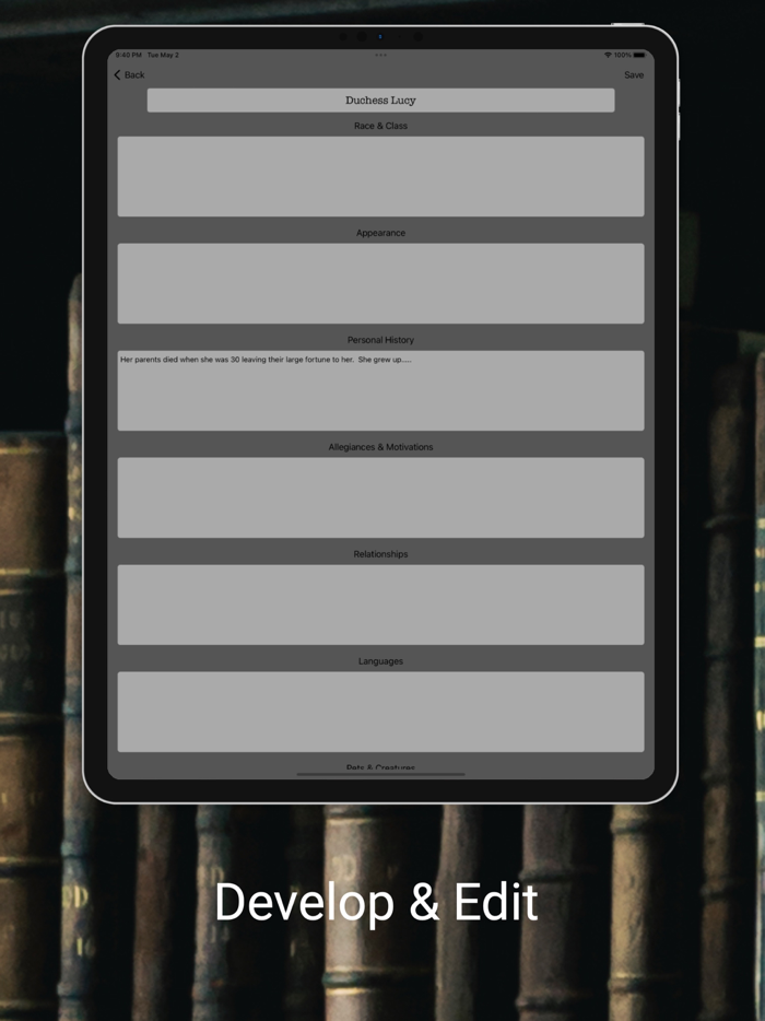 Sidekick - Writing  TTRPG