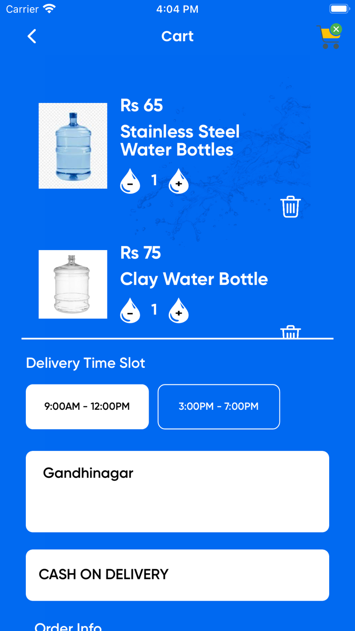 Bribbble Water Suppliers